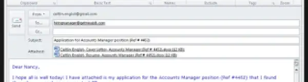 Three Most Important Rule When Sending An Application Via Email